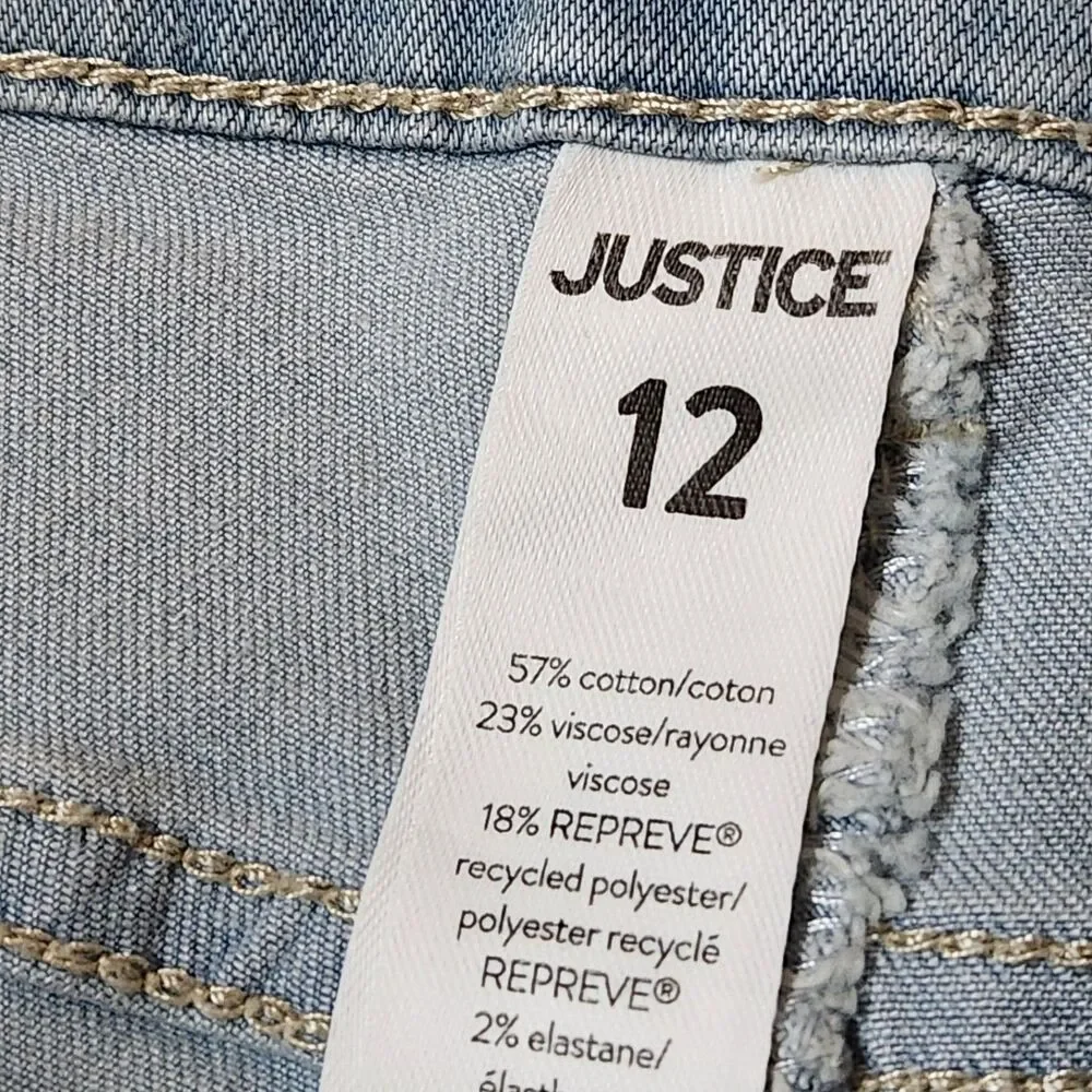 Justice Girls Bermuda Shorts Size 12